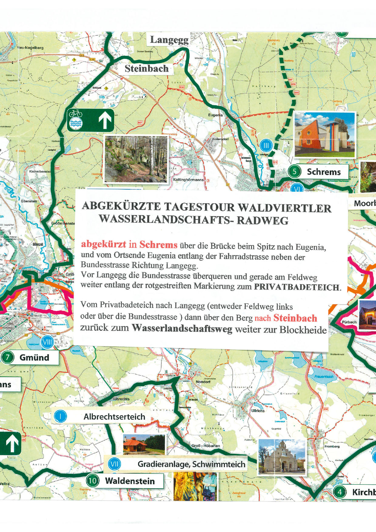 Sommerfrische Waldviertel, Kirchberg am Walde, Wasserlandschaftsradweg